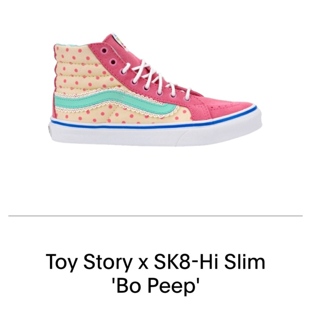 Limited edition ** little no peep Toy Story vans ** W6